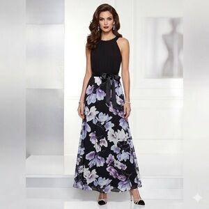 SLNY Maxi Floral Dress Size 6